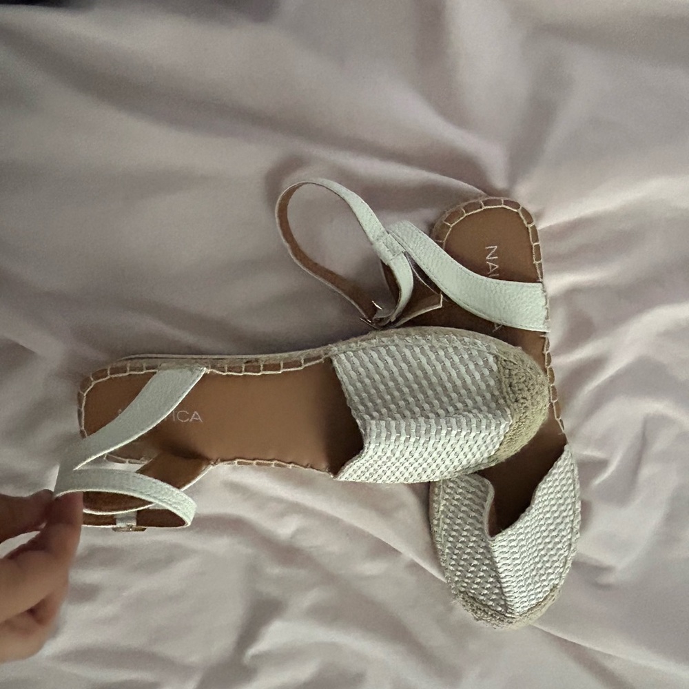 Nautica White Espadrilles Stylish Comfortable Shoes